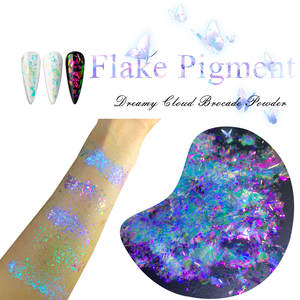 Escamas Camaleónicas de Grado Cosmético <span class=keywords><strong>para</strong></span> Arte de Uñas y Resina Epoxi, Pigmento Cromado Irregular de Alto Brillo con MSDS - Product Image 2