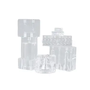 Transparente POM aus Acryl ABS PE schwarze und weiße Kunststoffteile kundenspezifische CNC-Verarbeitung Laserschnitt Kunststoffteile-Service