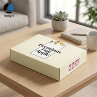 Barquette en carton ondulé écologique imperméable à l'eau avec fermeture magnétique pour fruits frais (mangue, agrumes, orange)