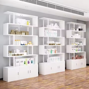 Meilleures ventes : Meuble de rangement en bois, étagère à livres, présentoir pour salons de beauté et coiffure, adapté à diverses applications : salons de coiffure, salles de sport, chambres, salles à manger, salles de bain - Product Image 4