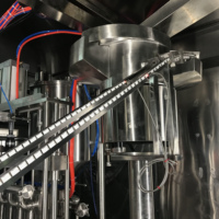 Machine automatique de remplissage et de bouchage de sachets debout pour jus liquide, ketchup, sauce