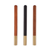 Stylo en bois neutre de qualité supérieure, personnalisable avec logo, largeur d'écriture de 0,5 mm, utilisé pour les bureaux et les écoles.