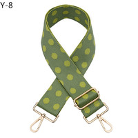 Nouveau design Bandoulière large à pois Sangles de sac réglables Accessoire de sacs à bandoulière de mode
