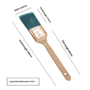 Groothandel bulk levering van professionele 2 inch industriële kwaliteit OEM gepersonaliseerde muurverfkwasten - Product Image 5