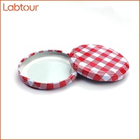 Bouteille en verre de qualité alimentaire personnalisable en couleur et en taille (63 mm), anti-fuite, avec bouchon à vis en métal, sécurité enfant, écologique, anti-déversement, pour mise en conserve
