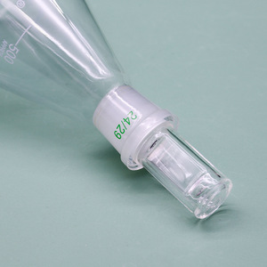 Tapón de vidrio Huida para uniones de laboratorio 14 19 24 29 34 40, de borosilicato de alta calidad grado A - Product Image 2