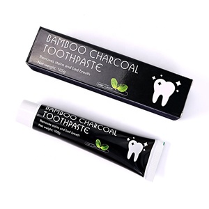 <span class=keywords><strong>Pasta</strong></span> Dental <span class=keywords><strong>de</strong></span> Carbón <span class=keywords><strong>de</strong></span> Bambú <span class=keywords><strong>para</strong></span> Blanqueamiento Dental Diario, Sin Flúor, <span class=keywords><strong>para</strong></span> <span class=keywords><strong>Dientes</strong></span> Sensibles, Marca Blanca OEM Personalizada - Product Image 1