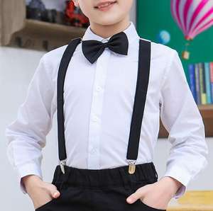 Camicie bianche dell'uniforme della scuola dei bambini all'ingrosso dei ragazzi e della ragazza del cotone della <span class=keywords><strong>manica</strong></span> <span class=keywords><strong>lunga</strong></span> della ragazza del poliestere dei bambini - Product Image 5