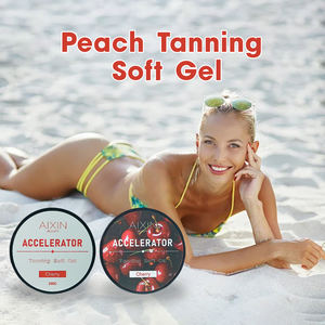 AiXin Private label 100G Bronzer instantané pour la peau Autobronzant Beurre de cerise Gel de bronzage intensif Accélérateur de bronzage en gel doux - Product Image 3