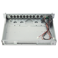 Rack de contrôle industriel 1U Carte pleine hauteur Routage souple Petite prise d'alimentation 1U Panneau en aluminium Carte mère ATX Serveur Mini-ITX ITX