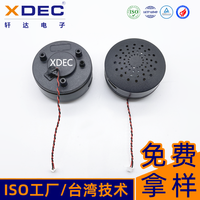 Haut-parleur intelligent XDEC Sound Solution 8 ohms 2W 3W 4V-5V à aimant néodyme étanche 94 dB, plage de fréquences 20 kHz pour boîtier d'alarme