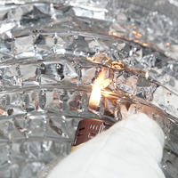 Tuyau en aluminium pour conduits d'air, tuyau flexible en aluminium, conduit d'aération, tube de ventilation, conduit de sécheuse