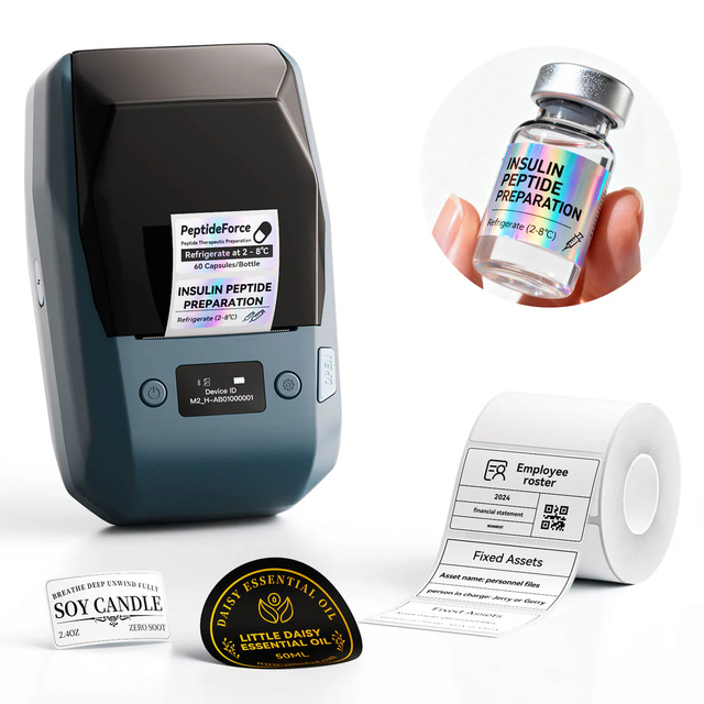Niimbot M2 Smart Mini Portable  Multi-function Sticker Thermal Transfer Label Printer for Essential Oil Label