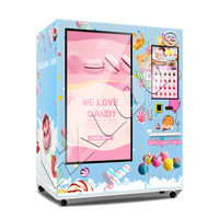 Haloo Automaat Leverancier Haloo Gekoelde Cake Automaat Te Koop Vers Voedsel Fruit Automaat Met Lift Met Koelsysteem