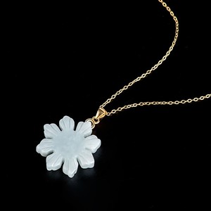 Giadeite naturale filippina <span class=keywords><strong>ciondolo</strong></span> di giada S925 <span class=keywords><strong>argento</strong></span> intarsio girasole accessori femminili danno certificato di valutazione D366 - Product Image 3