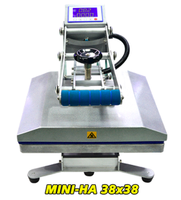 Nouvelle presse à chaud électrique semi-automatique numérique polyvalente MingYang HAS-38 pour transfert thermique 38*38cm 110V/220V