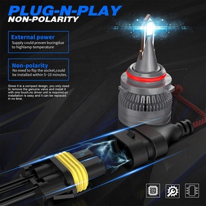 Faros Delanteros Modernos para Camión, Sistemas de Iluminación para Camión, Luz LED de 8400lm y 70w, Luces para Camión HB4 9006, Faro LED para Automóviles y <span class=keywords><strong>Camionetas</strong></span> Universales - Product Image 5