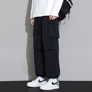 Caldo abbigliamento da lavoro elasticizzato in vita tinta unita Mid Flat autunno inverno da <span class=keywords><strong>uomo</strong></span> retrò stile Hong Kong <span class=keywords><strong>pantaloni</strong></span> della <span class=keywords><strong>tuta</strong></span> Casual foderati in pile - Product Image 6