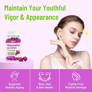 Permen Resveratrol Kemurnian Tinggi OEM 98% Trans dengan Quercetin, Coq 10, Vitamin C, Suplemen Resveratrol untuk Antioksidan dan Kesehatan Sendi - Product Image 5