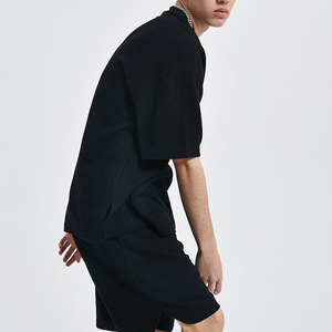 เสื้อยืดคอกลมแขนสั้นทรงหลวมพิมพ์ลายดิจิทัลสไตล์ลำลองสำหรับผู้ชาย - Product Image 2