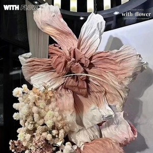 Flores de papel gigantes extra grandes flores estéticas dobladas a mano accesorios de boda fondo de boda - Product Image 3