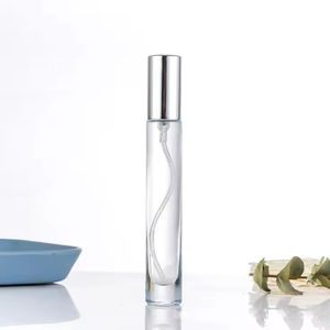 Botella de Perfume Portátil Transparente Redonda con Fondo Grueso, Botella de Muestra de Perfume de Vidrio de Lujo de 10 ml - Product Image 5