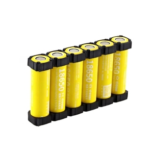 Support de batterie cylindrique en plastique pour cellules 18650, vente en gros, 1S6P, accessoire pour batterie 18650 - Product Image 4