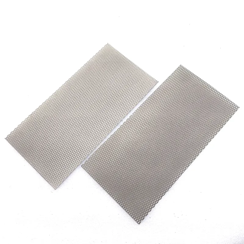 Anodo e elettrodo a rete in titanio platinato placcato o rivestito in platino