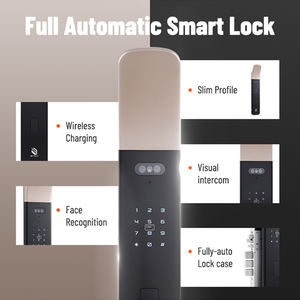 2025 Nova Home Lock Bateria De Lítio Recarregável 3D Face Impressão Digital Veia Visual <span class=keywords><strong>Intercom</strong></span> Door Lock WiFi Card Senha Smart Lock - Product Image 3