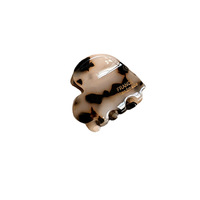 Mini pince à cheveux en acétate en forme de cœur, fabriquée en France, pour franges et cheveux latéraux, accessoires capillaires quotidiens pour femmes, vente en gros