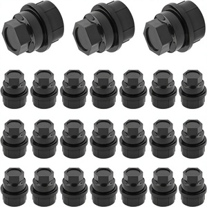 Cubiertas de tuercas de rueda para Chevrolet 15646250 de plástico y nailon para reemplazo y reparación, ajuste universal - Product Image 3