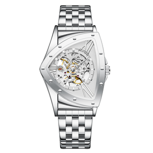 Reloj de Hombre de Acero Inoxidable con Logotipo Personalizado, Alta Calidad, Venta al Por Mayor, 5ATM, Lujoso, Resistente al Agua, Cuadrado, 40mm, Negro, Relojes de Cuarzo para Hombre - Product Image 5