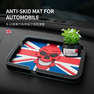 Customized Anti-Slip Rubber Pad Car Dashboard Universal Non-Slip Mat use for Cell Phones Sunglasses Keys Coins and More