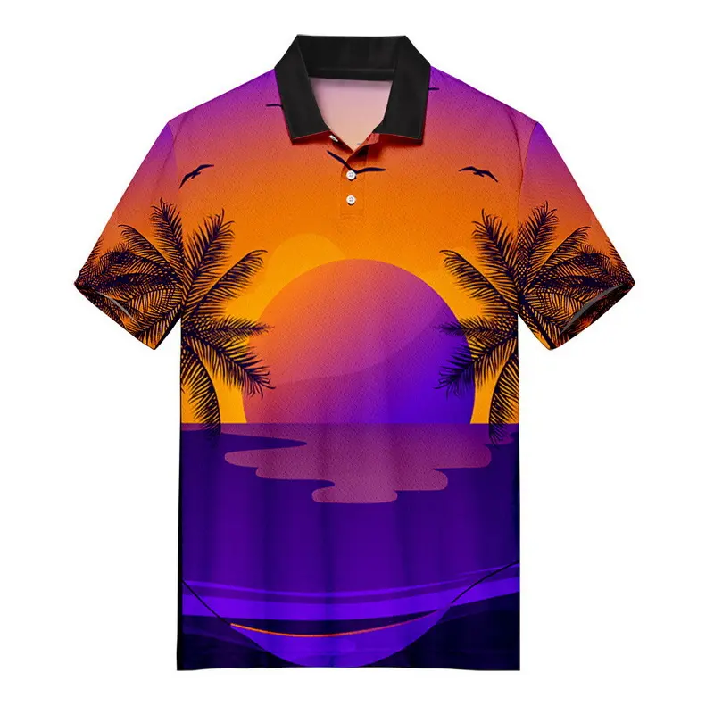 Benutzer definierte sublimierte bedruckte Soft Dart Polo Shirts für Männer Lieferanten die neuesten Druck produkte