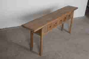 Fabricación de fábrica, mesa de pino de madera duradera para uso doméstico, mesa de madera de altura fija - Product Image 6