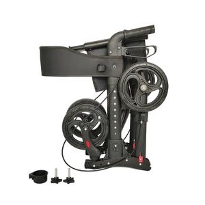 קל משקל מתקפל נייד מתגלגל הליכונים 4 גלגלים Rollator - Product Image 5