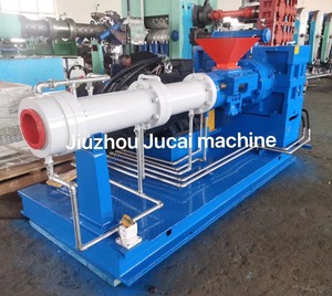 Machine d'extrusion de caoutchouc à alimentation chaude/froide au prix d'usine, machine d'extrusion de caoutchouc à alimentation chaude XJ-65/85/115, machines de transformation du caoutchouc - Product Image 3