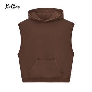 Популярная с фабрики многоцветная кофта из чистого хлопка с капюшоном, мужская и женская рубашка с коротким рукавом, на заказ - Product Image 2