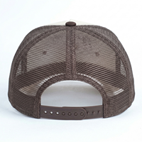 Gorra Trucker Unisex Impermeable de 5 Paneles con Diseño OEM Personalizado, Deportiva, Formal, de Moda, de Alta Calidad, con Logotipo Bordado en Aplique de Nailon