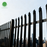 Clôture de grilles en acier antirouille galvanisé pour limite fixée au mur