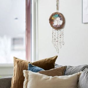 Korb für Ranken an der Wand Blaue Rattan-Wanddekoration Arabische Indonesische Wandkunst 3 Bilder Zusammengefügt - Product Image 4