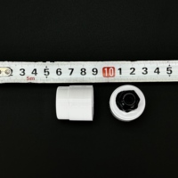 Soporte de tubo LED de plástico con interruptor DIP LN T8 T5, con rosca para casquillo de lámpara de aguja parcialmente alargada, para uso interior/exterior, AC 85-265V 2A