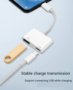 แท่นชาร์จ Type-C 2 in 1ถึง USB PD Power iOS OTG USB3.1 OTG USB C HUB <span class=keywords><strong>Mac</strong></span> Book PC USB HUB - Product Image 4