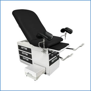 Aparatos de emergencia y clínicas Fábrica Clínica barata Manual Mesa de examen ginecológico Silla de examen de ginecología - Product Image 3
