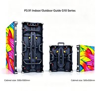 Mur vidéo LED P3.91 pour location intérieure et extérieure, haute luminosité et IP65 pour événements scéniques