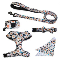 Harnais pour chien en néoprène réglable, personnalisé, tendance, vente en gros, motif dessin animé de Noël, fournitures pour animaux de compagnie du fabricant