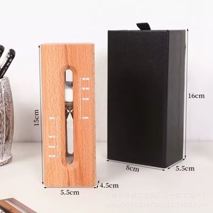 Customized Walnut Wood Hourglass <b>Timer</b> 30 Min Desktop Decorative Office Use Handmade Solid Wood Anti Drop - Product Image 3