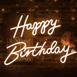 Insegna al Neon LED Personalizzata in Acrilico per Decorazione Murale Matrimonio, Compleanno, Alimentata a Trasformatore per Negozi - Product Image 1