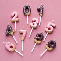 Bestseller Happy Birthday Sojawachs Bunte Zahlenkerzen 0-9 für Partys Ostern & Ramadan Kuchendekoration