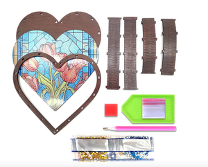 Caja <span class=keywords><strong>de</strong></span> madera <span class=keywords><strong>para</strong></span> Joyería <span class=keywords><strong>de</strong></span> Arte <span class=keywords><strong>de</strong></span> diamantes DIY, anillos <span class=keywords><strong>de</strong></span> cristal con pintura <span class=keywords><strong>de</strong></span> diamantes 5D <span class=keywords><strong>de</strong></span> forma especial, collar, pulsera, caja <span class=keywords><strong>para</strong></span> mujeres y niñas - Product Image 3